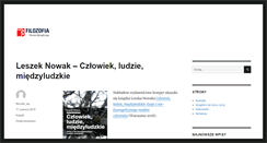Desktop Screenshot of filozofia.pl