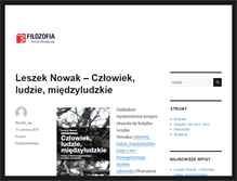 Tablet Screenshot of filozofia.pl
