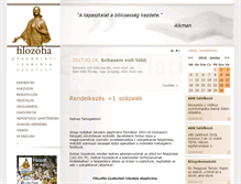 Tablet Screenshot of filozofia.hu